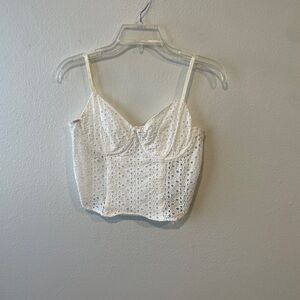 Princess Polly White Eyelet Camisole